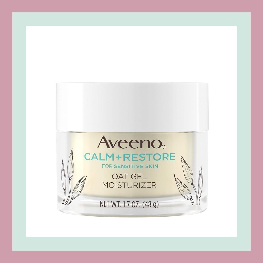 aveeno calm restore oat gel facial moisturizer