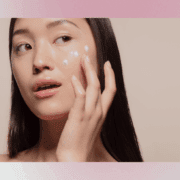 a woman putting one of the best moisturizers for acne prone skin in the philippines