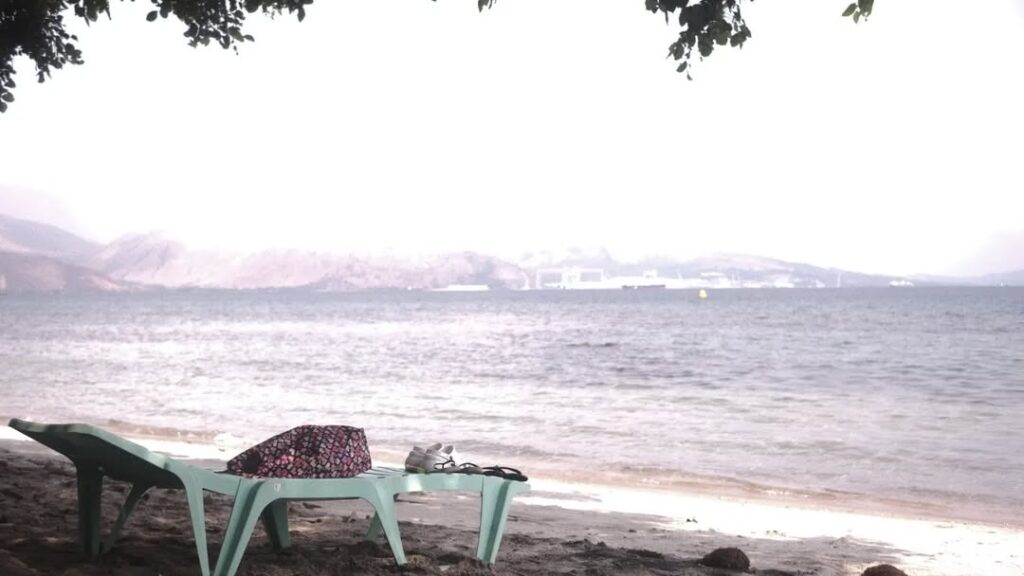 the shoreline of camayan beach resort and hotel