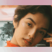 an asian lady wearing the korean pixie cut