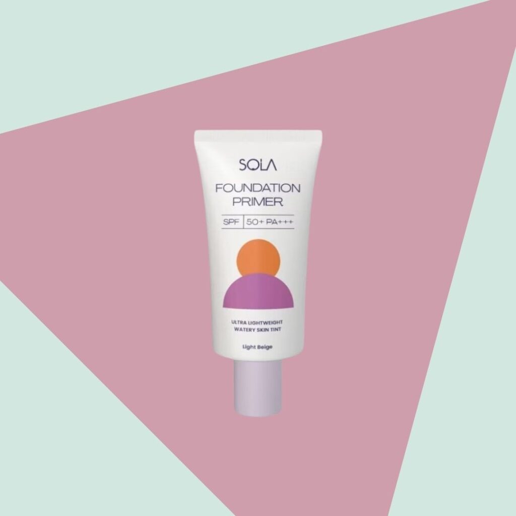 Sola Foundation Primer SPF50 PA+++ (Tinted Sunscreen)
