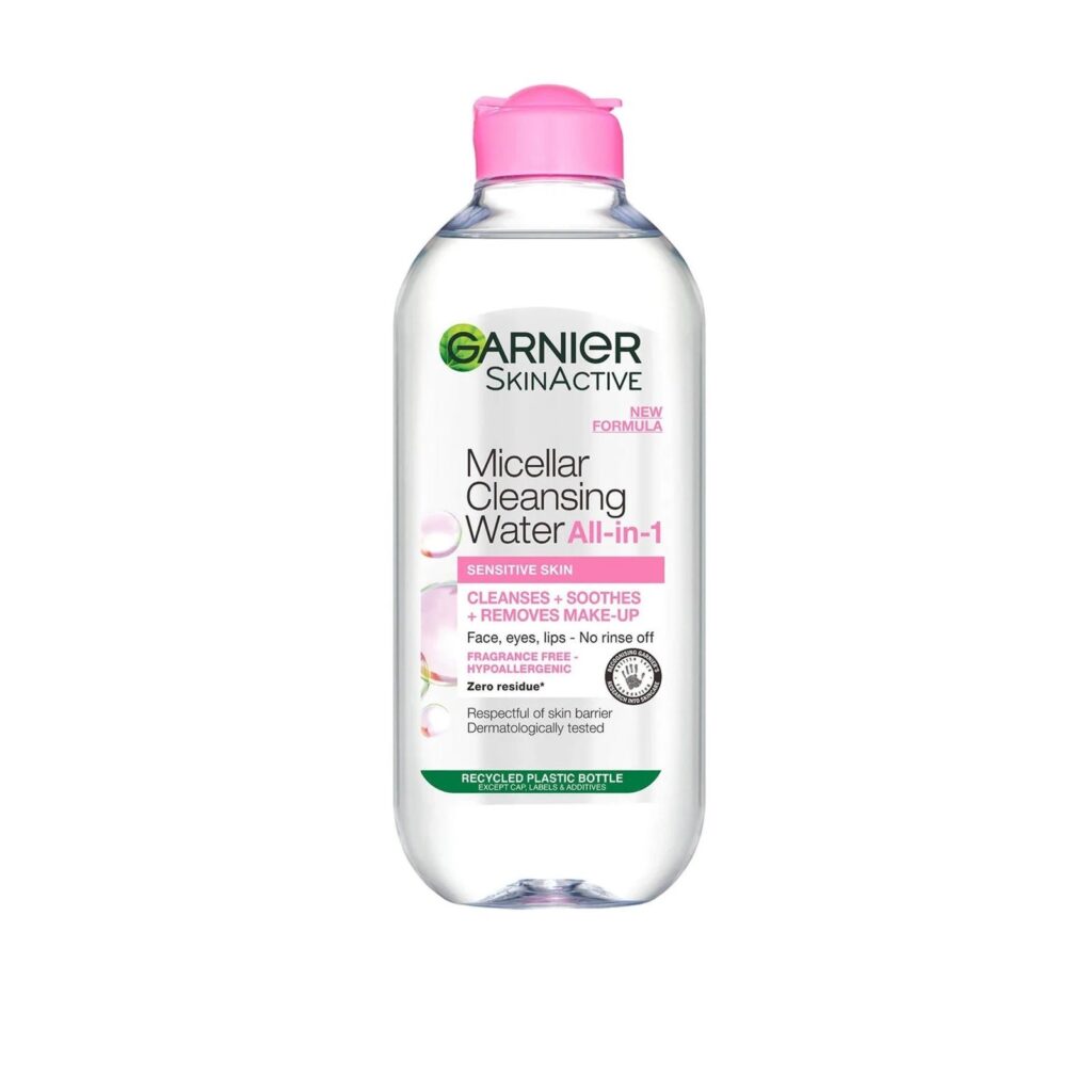 The Best Micellar Water For the First Step in Your GUWM Routine 4 garnier micellar cleansing water