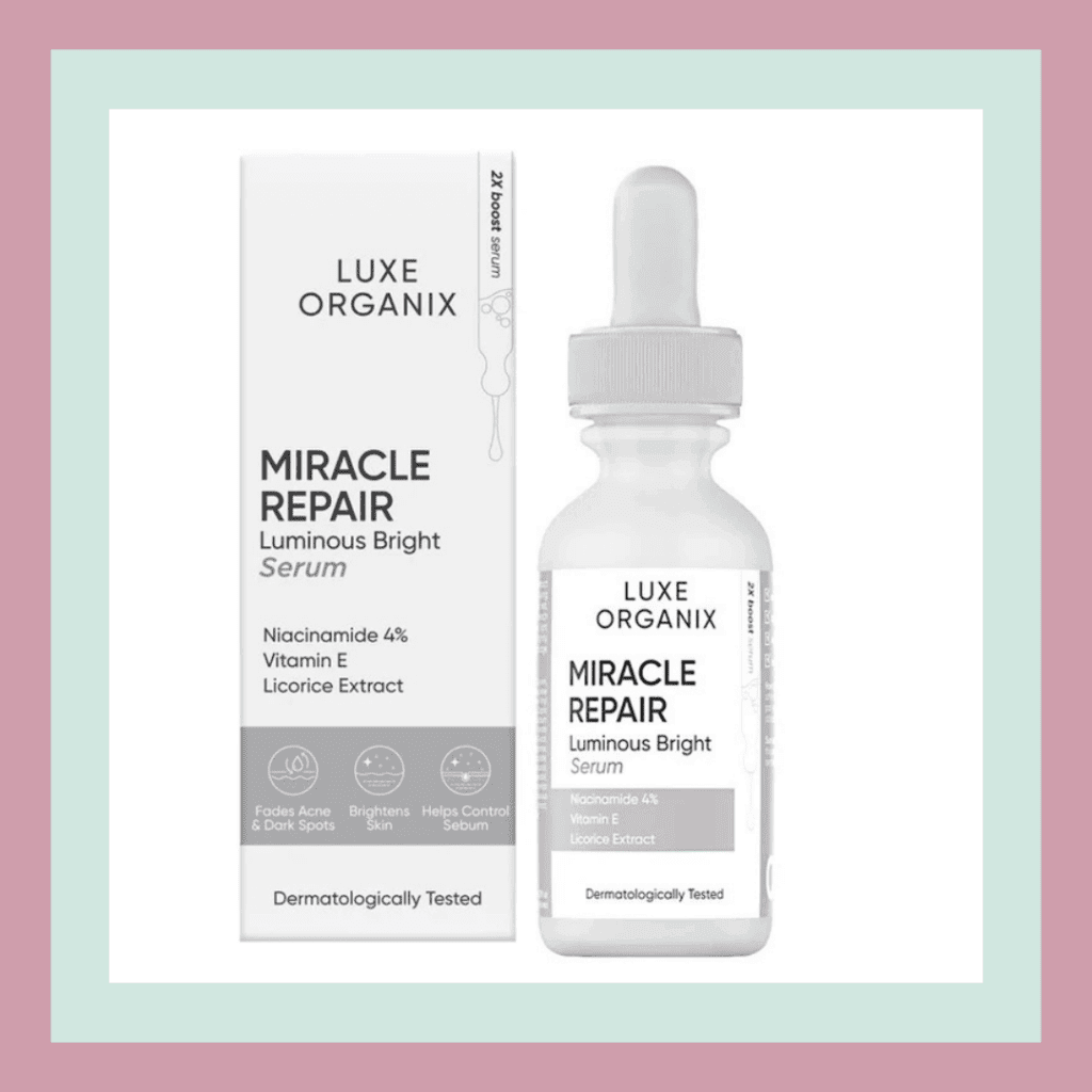 Bye, Blemishes! Here Are the Best Serums for Dark Spots 37 luxe organix miracle repair luminous bright serum 1
