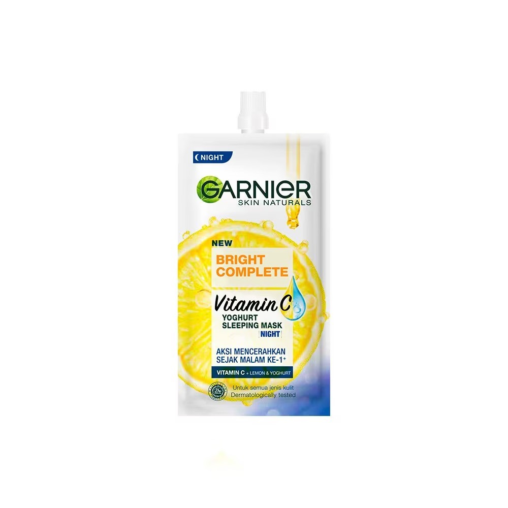 11 Sleeping Masks That Help You Wake Up With Better Skin 5 garnier bright complete yoghurt sleeping mask