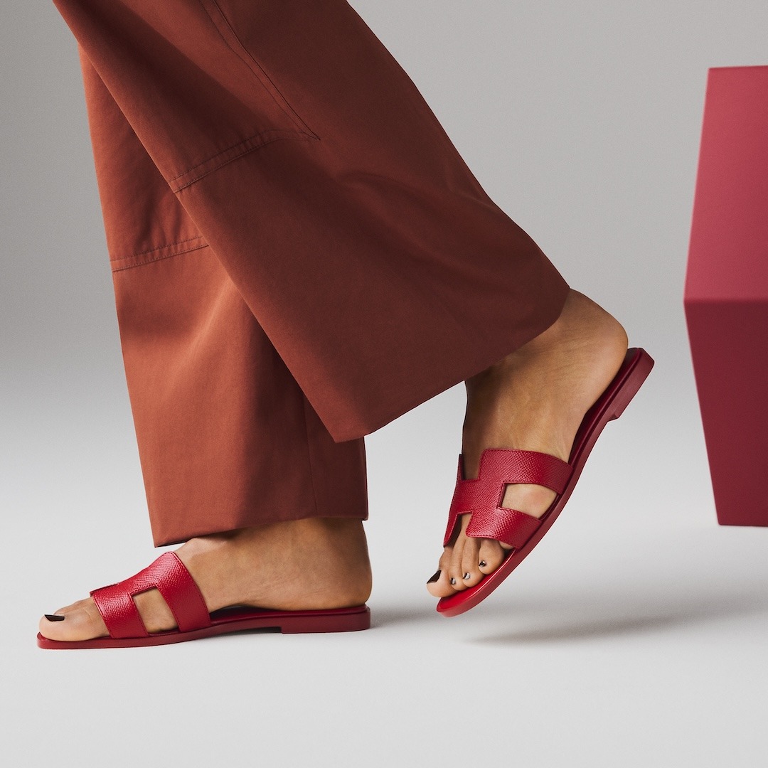 These Sandals Look Just Like The Hermes Oran Mad Cherry