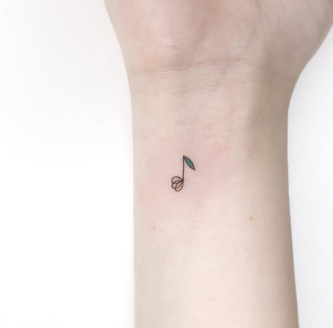 music note tattoo designs