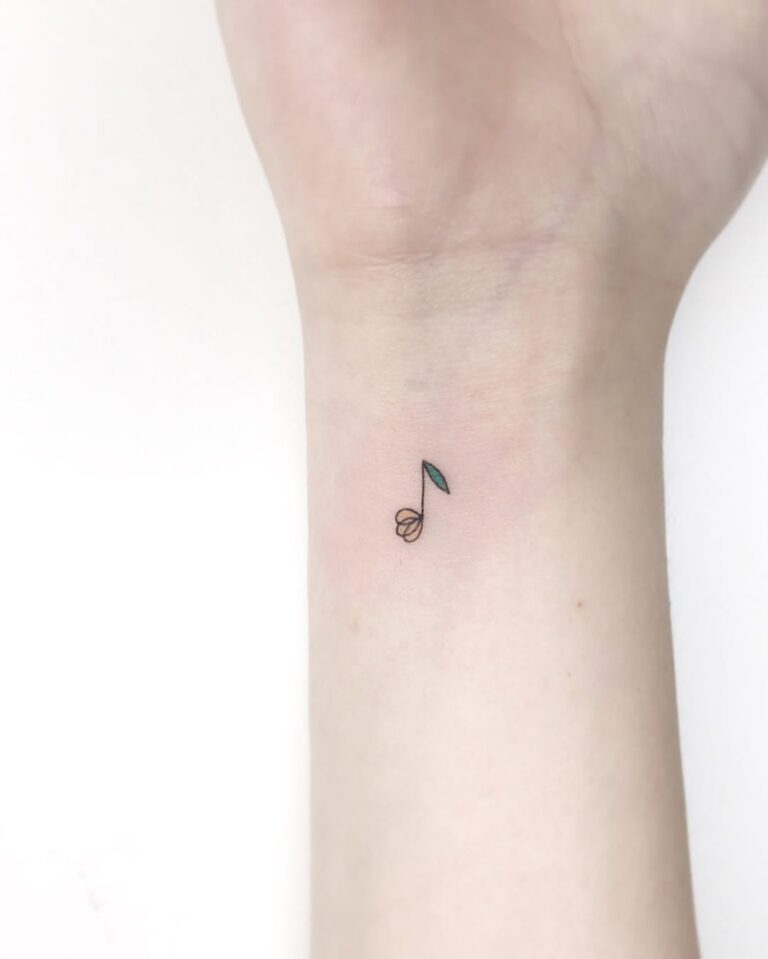 music note tattoo designs