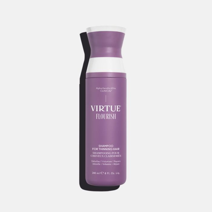 12 Shampoos for Hair Growth To Try Now 14 virtue labs flourish shampoo for thinning hair