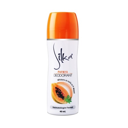 Silka Papaya Whitening Roll-On Deodorant