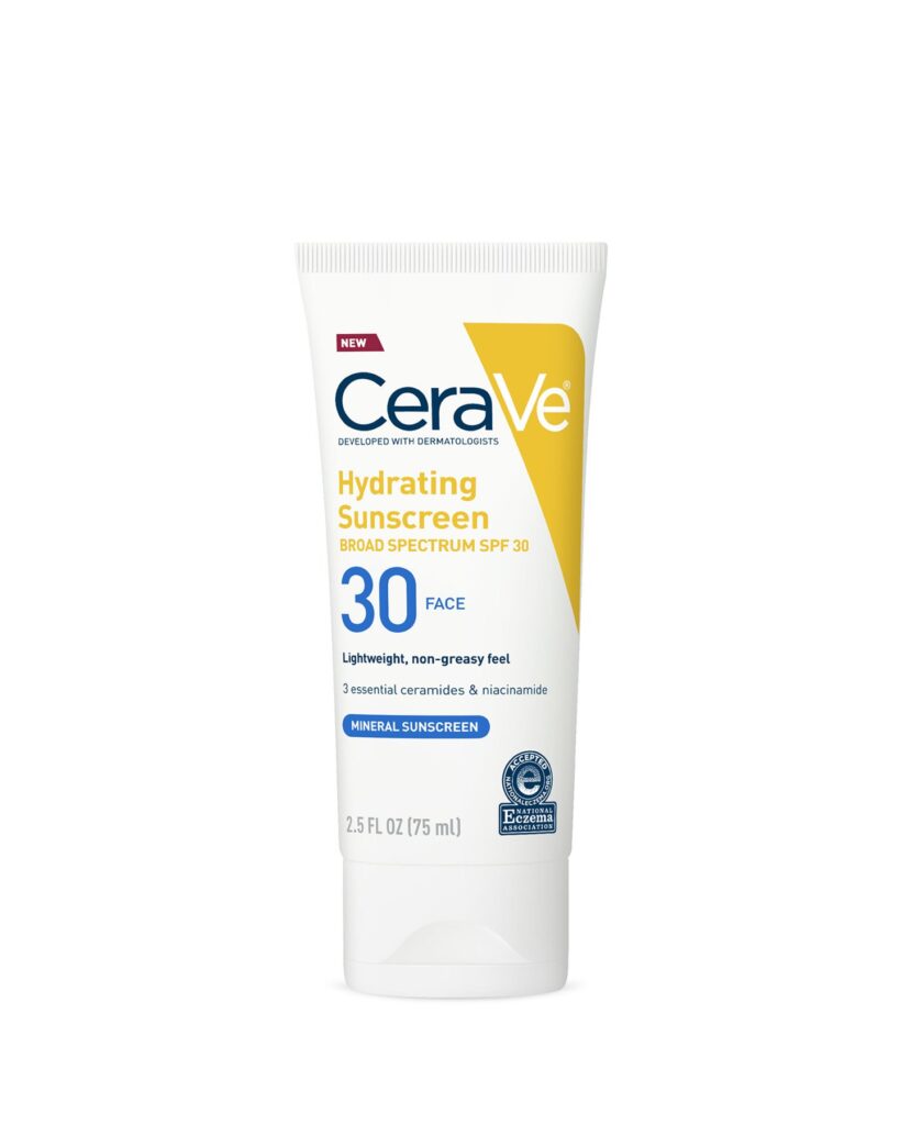 6 Sunscreens With Niacinamide for Extra Protection Against Sun Damage 4 cerave hydrating mineral sunscreen