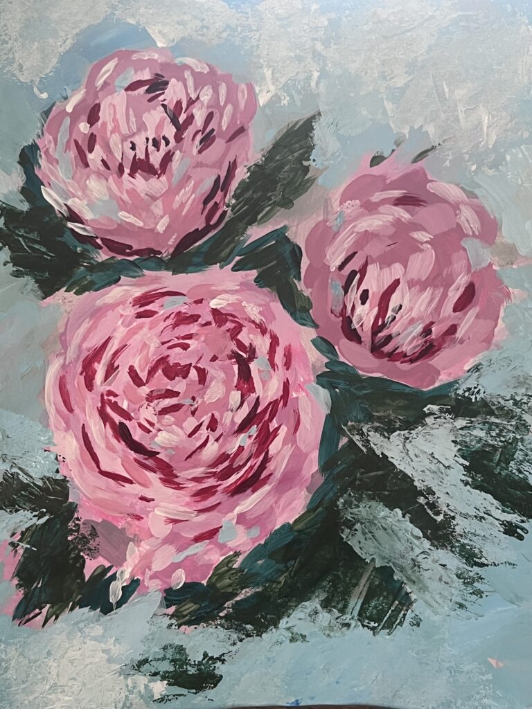 peony painting